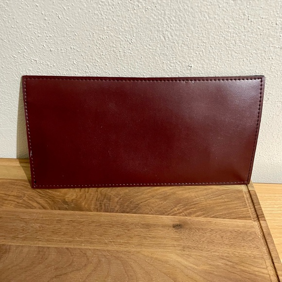 American Portfolio Co Leather Briefcase Burgundy Attaché Case - Picture 9 of 13